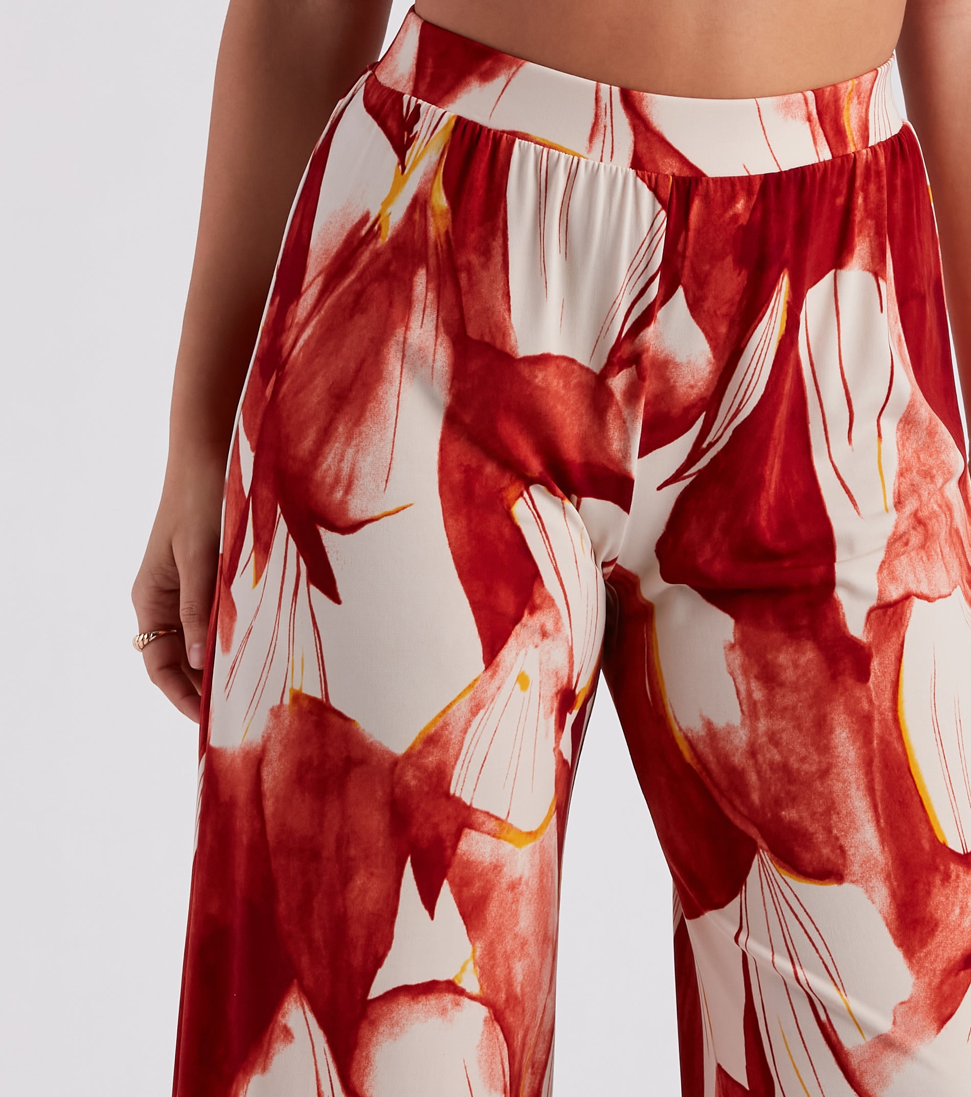 Island Time Floral Wide-Leg Pants - Image 4