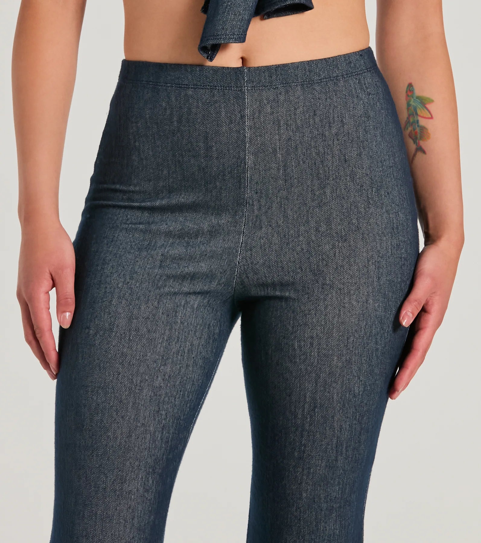 Cause A Commotion High Rise Flare Denim Pants - Image 3