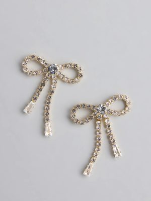 Elegant Charm Bow Stud Earrings