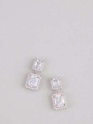 Double Take Cubic Zirconia Earrings