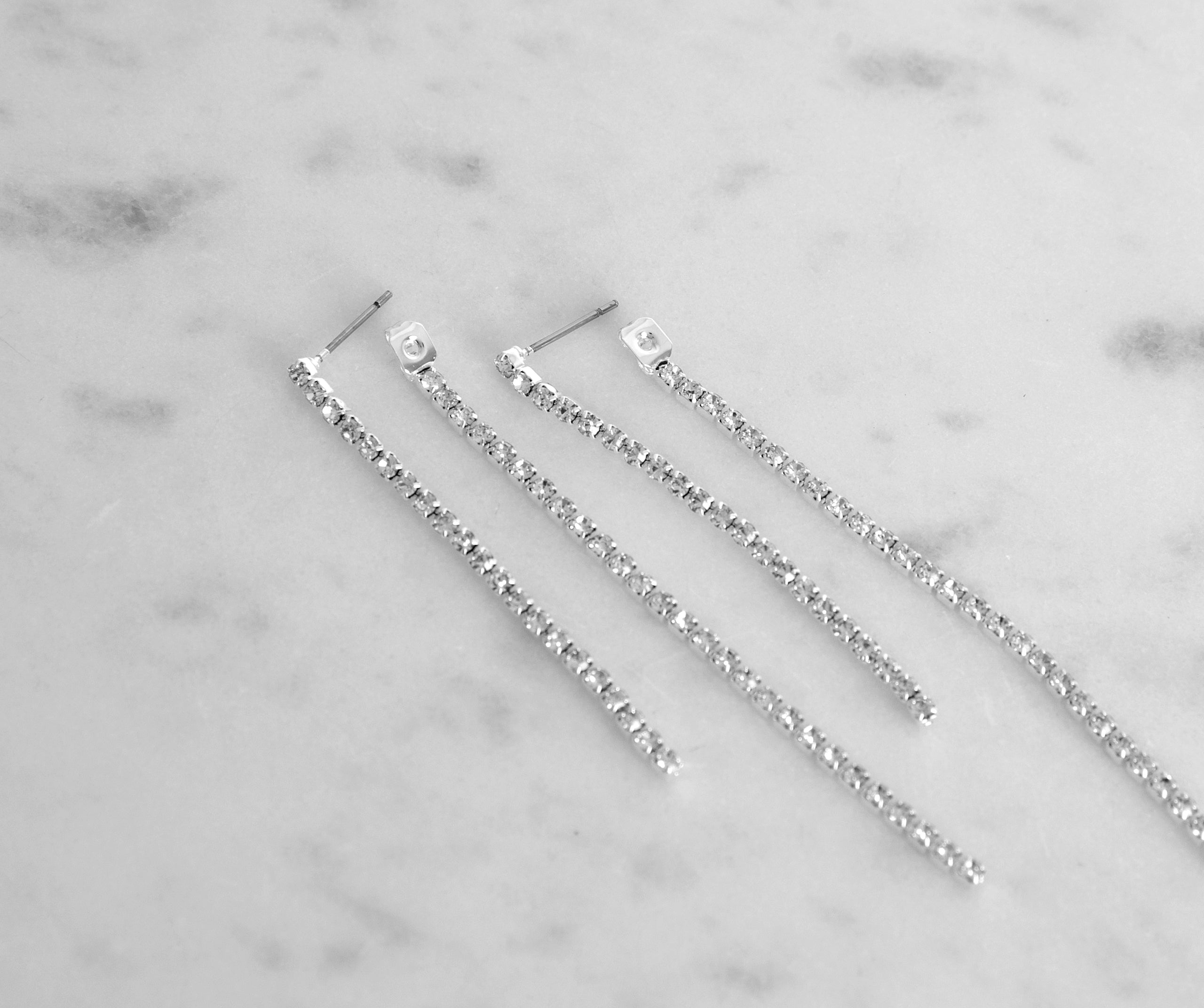 Sheer Simplicity Dainty Earrings - Image 2