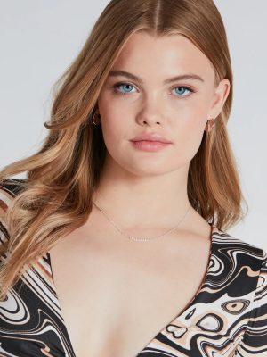 Fine Luxury Sterling Silver Plated Hoop Earrings