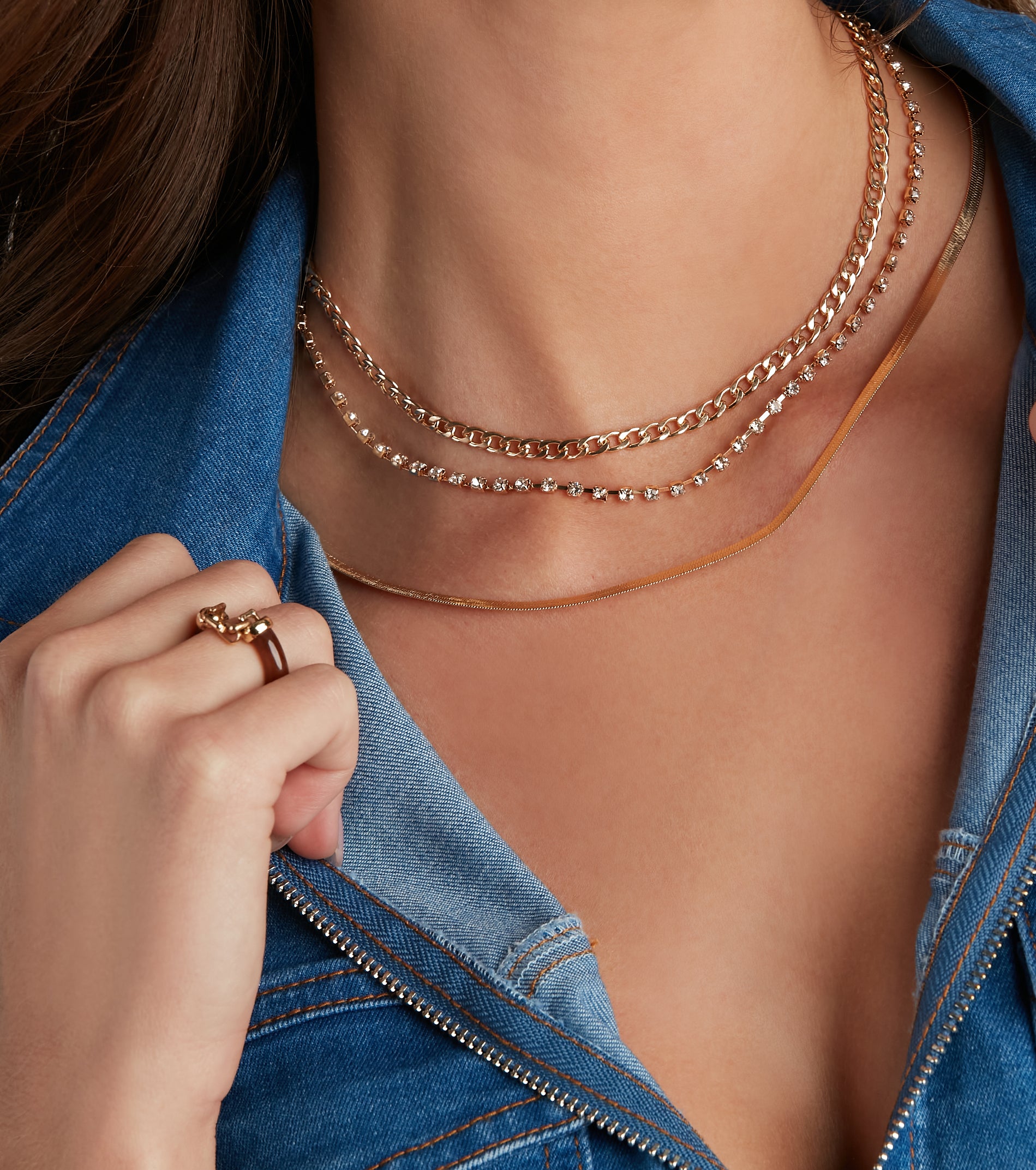 Summer Glow Rhine Layered Choker - Image 2