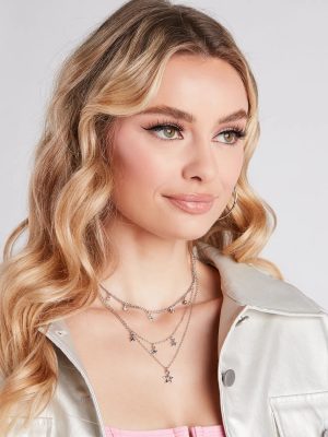 Among The Stars Layered Choker Necklace