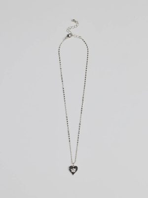Adorable Vibe Angel Heart Charm Necklace