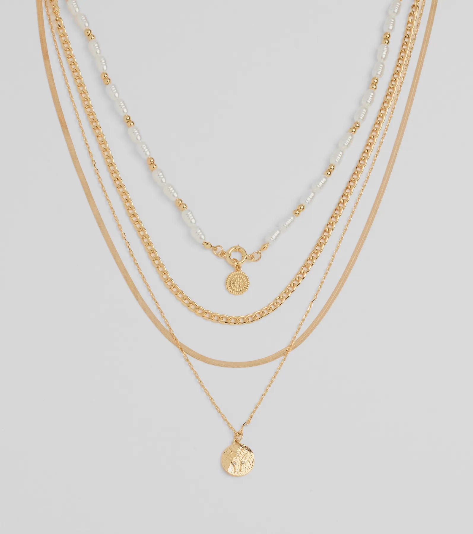 Made To Be Seen Statement Layered Necklace - Image 3
