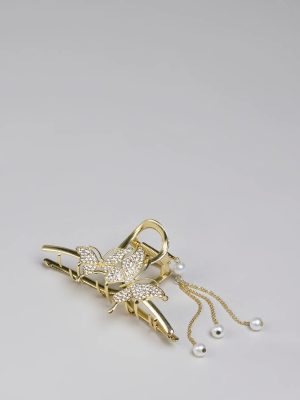 Ethereal Beauty Butterfly Fringe Claw Clip