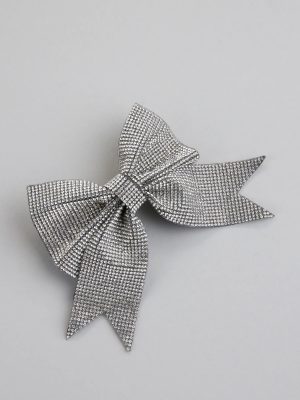 Dearly Glam Rhinestone Bow Hair Clip