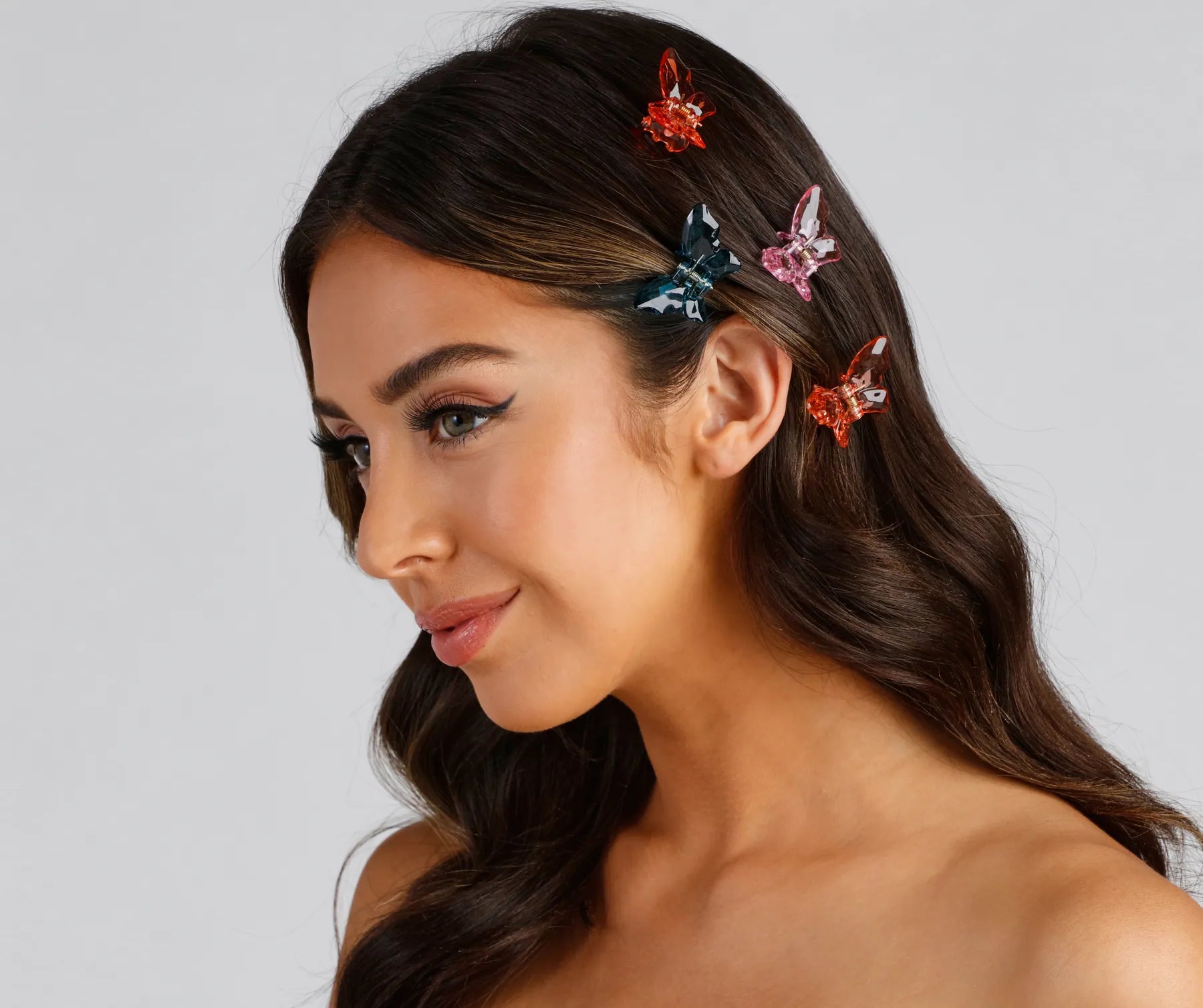 Trendy Girl Mini Butterfly Hair Clips - Image 5