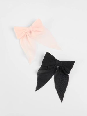 Cutest Poise Two Pack Bow Hair Clips