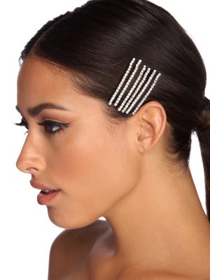 Radiant Rhinestone Bobby Pin Set