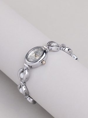 Ahead Of Time Faux Pearl Watch