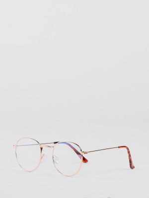 Busy Bee Blue Light Round Glasses