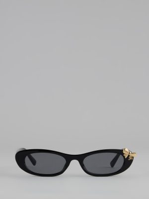 Sweet Bow Charm Cat Eye Sunglasses