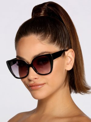 State The Facts Cat Eye Sunglasses