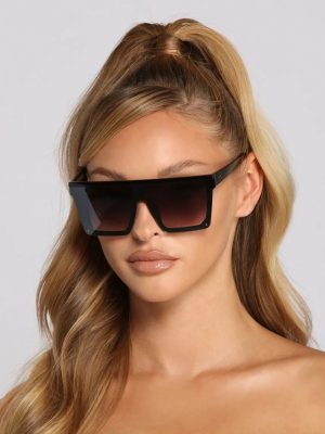 Chic Flat Top Sunglasses