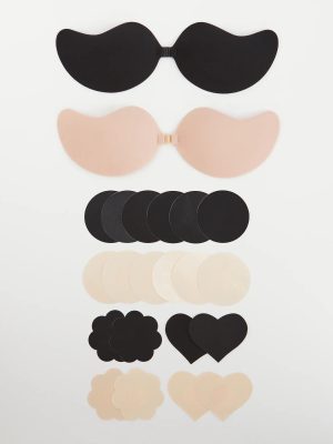 Seamless Essential Sticky Bra And Pasties Set