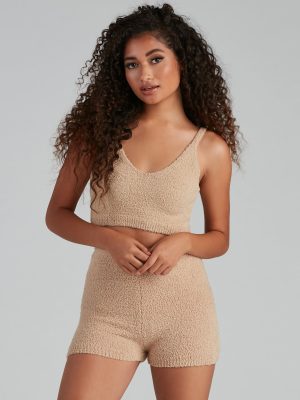 Cuddle Up Chenille Pajama Tank