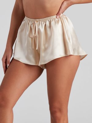 Silky Slumber Satin Pajama Shorts