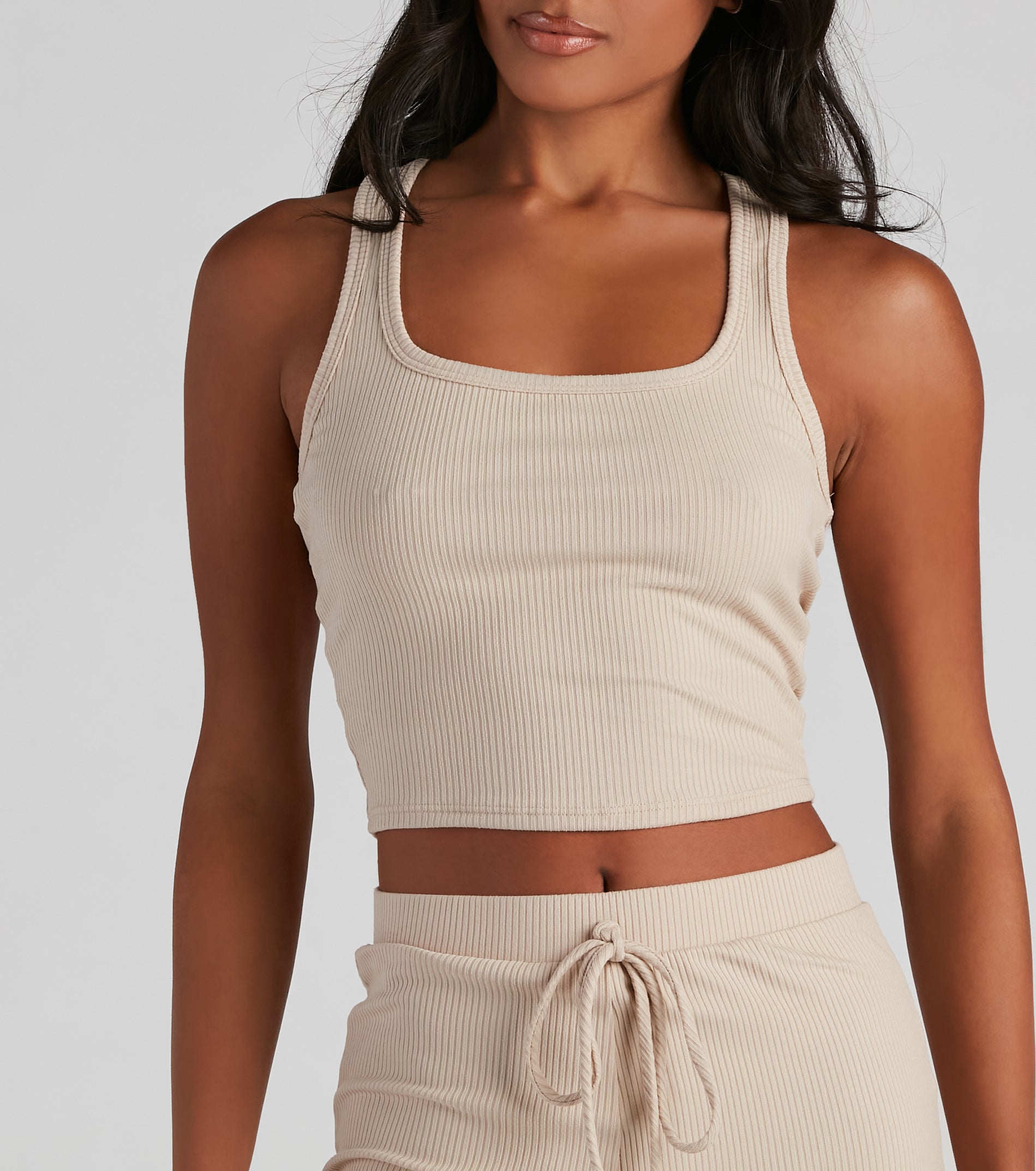 Lounge Goals Racerback PJ Tank Top - Image 4