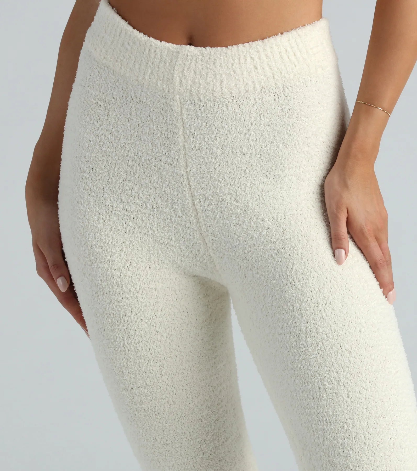 Fuzzy Feels Chenille High-Rise Jogger Pajamas - Image 4