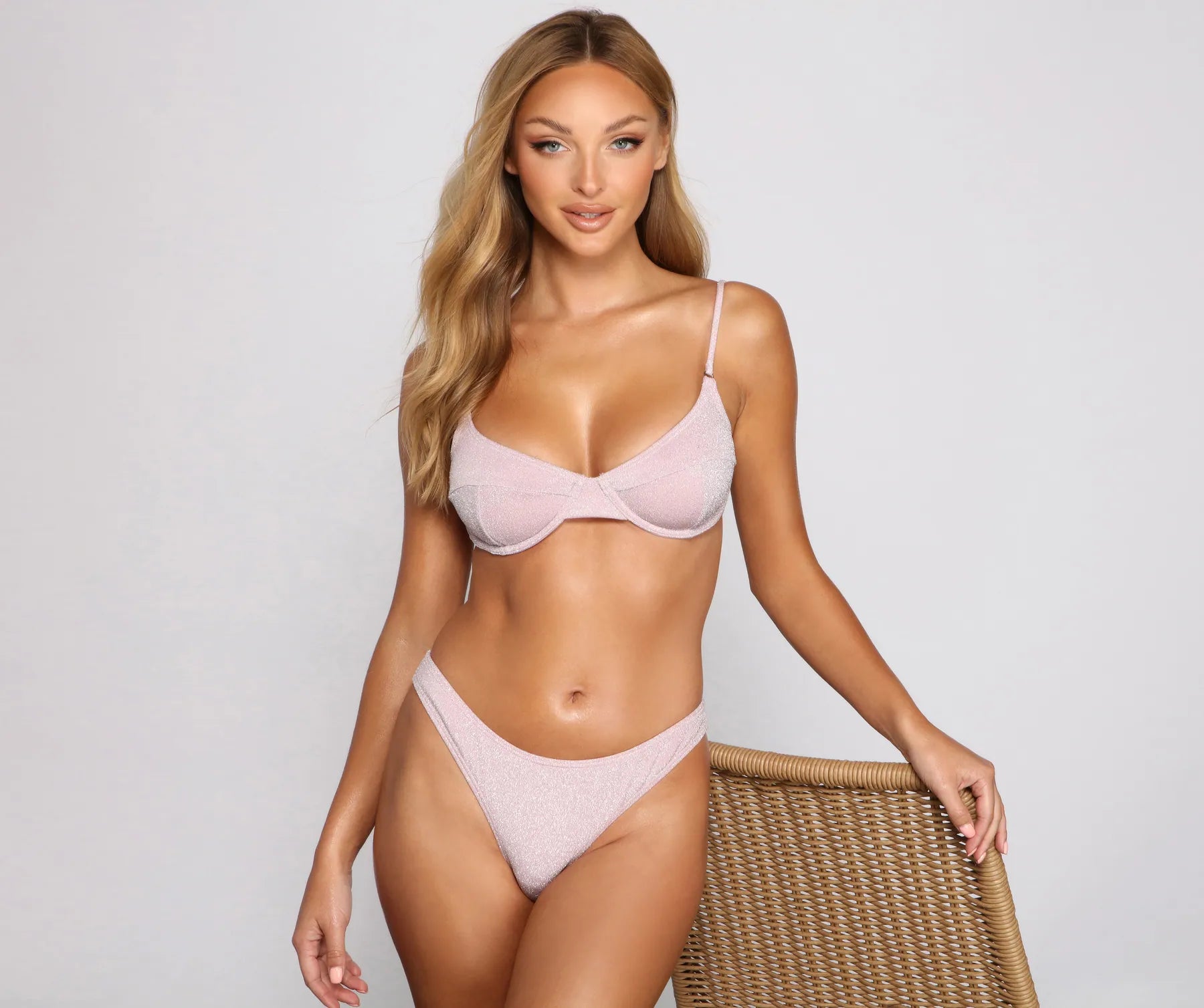 Glow N' Shimmer Low Rise Bikini Bottoms - Image 5