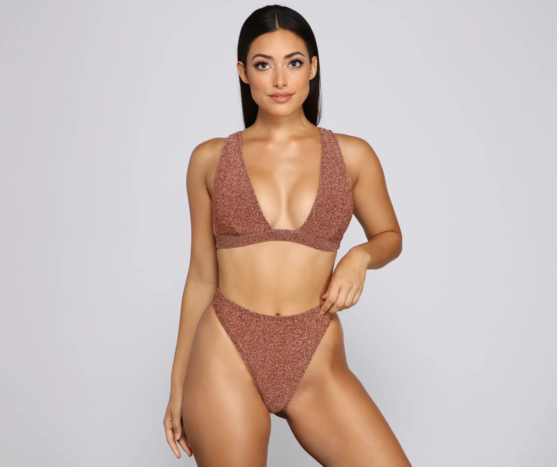 Glam And Glitz High Waist Bikini Bottoms - Image 3