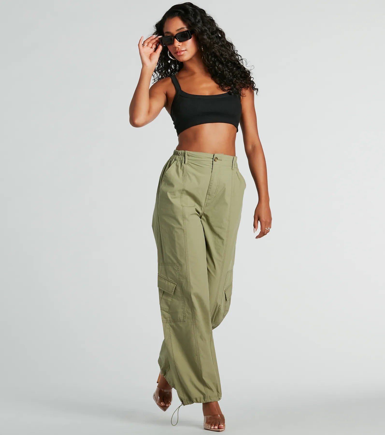 Effortless Essential Ribbed Knit Tank Bralette - Image 3