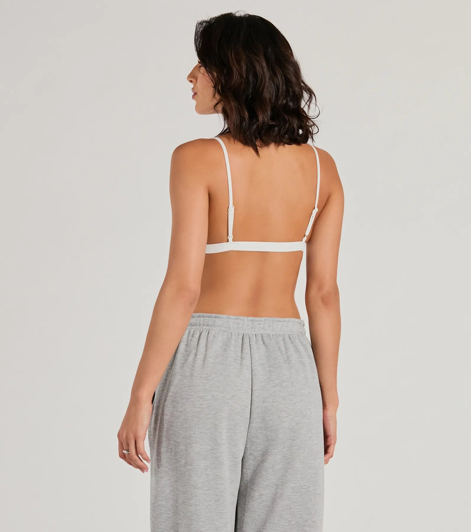 Perfectly Romantic Lace Trim Triangle Bralette - Image 6