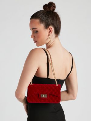 Bring The Chic Velvet Crossbody Bag