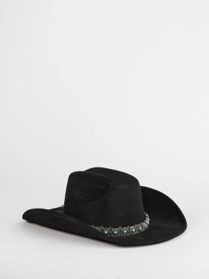 Western Babe Faux Suede Cowboy Hat