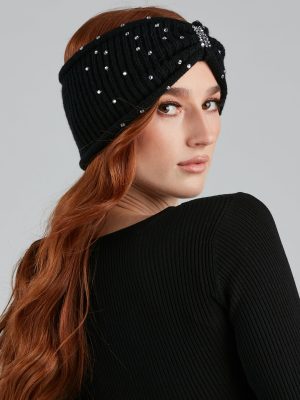 Too Cute Rhinestone Knit Headband