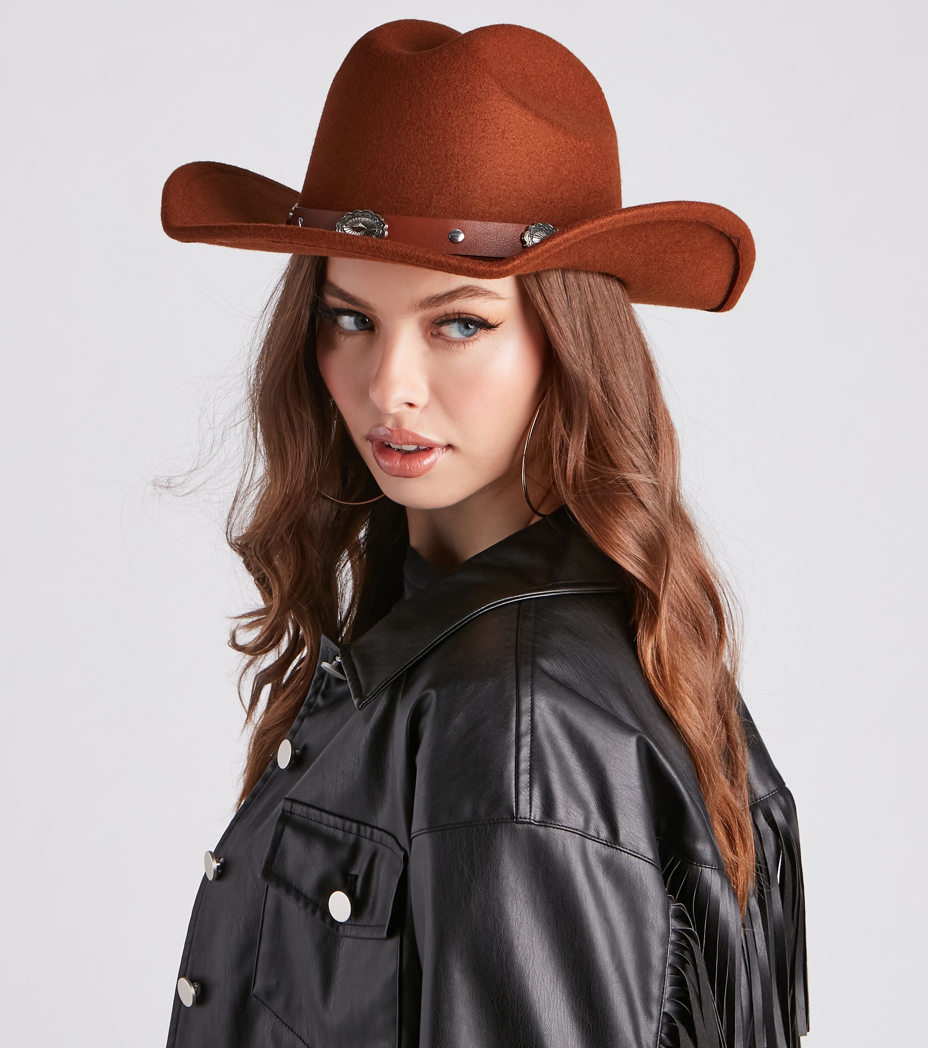 Not My First Rodeo Faux Wool Cowboy Hat - Image 2
