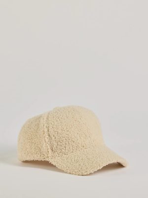 Toasty Vibes Faux Sherpa Baseball Cap