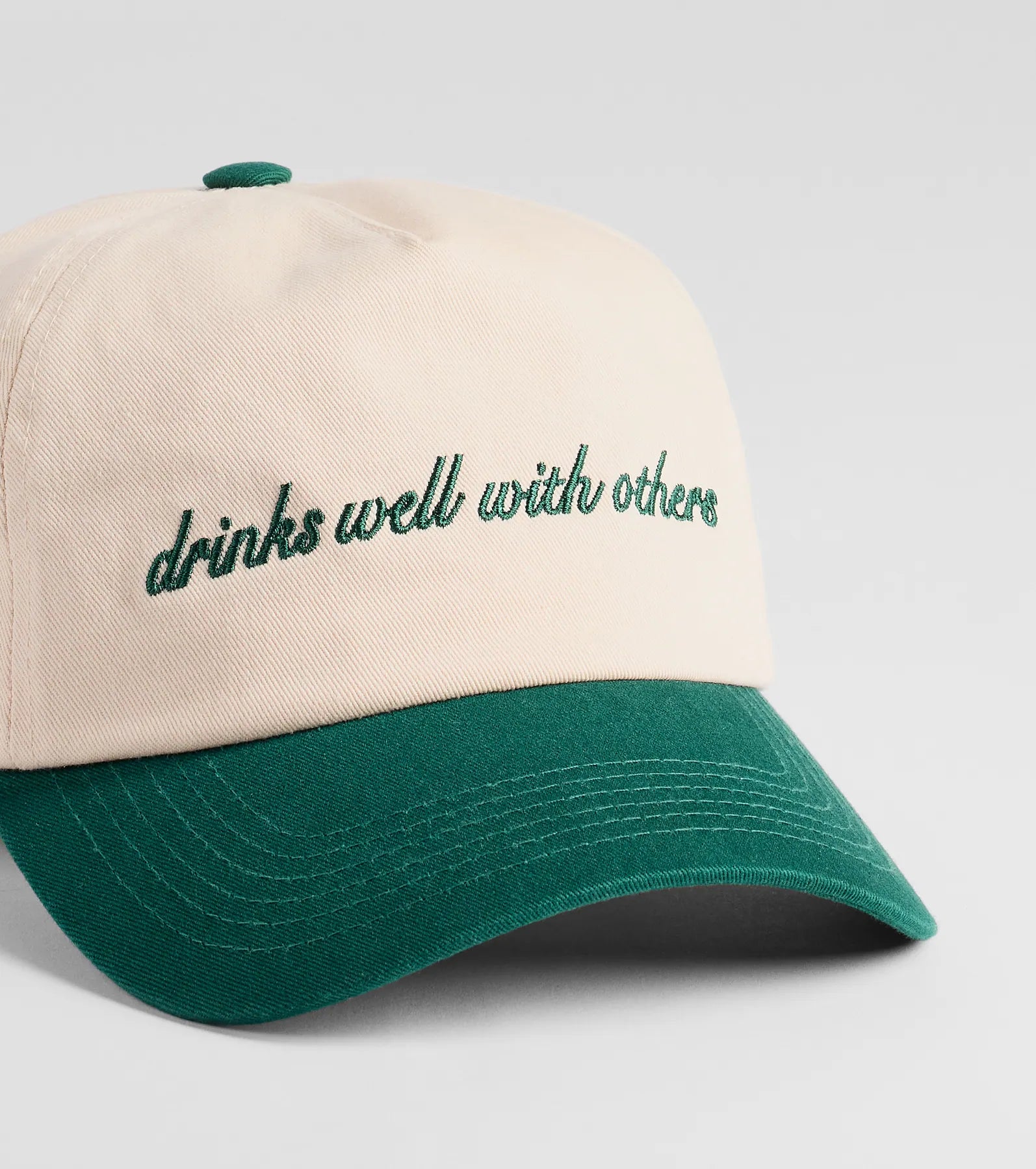 Drinks Well With Others Baseball Cap - Image 2