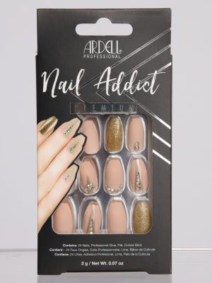 Ardell Nail Addict Glitter and Rhinestone Press On Nails
