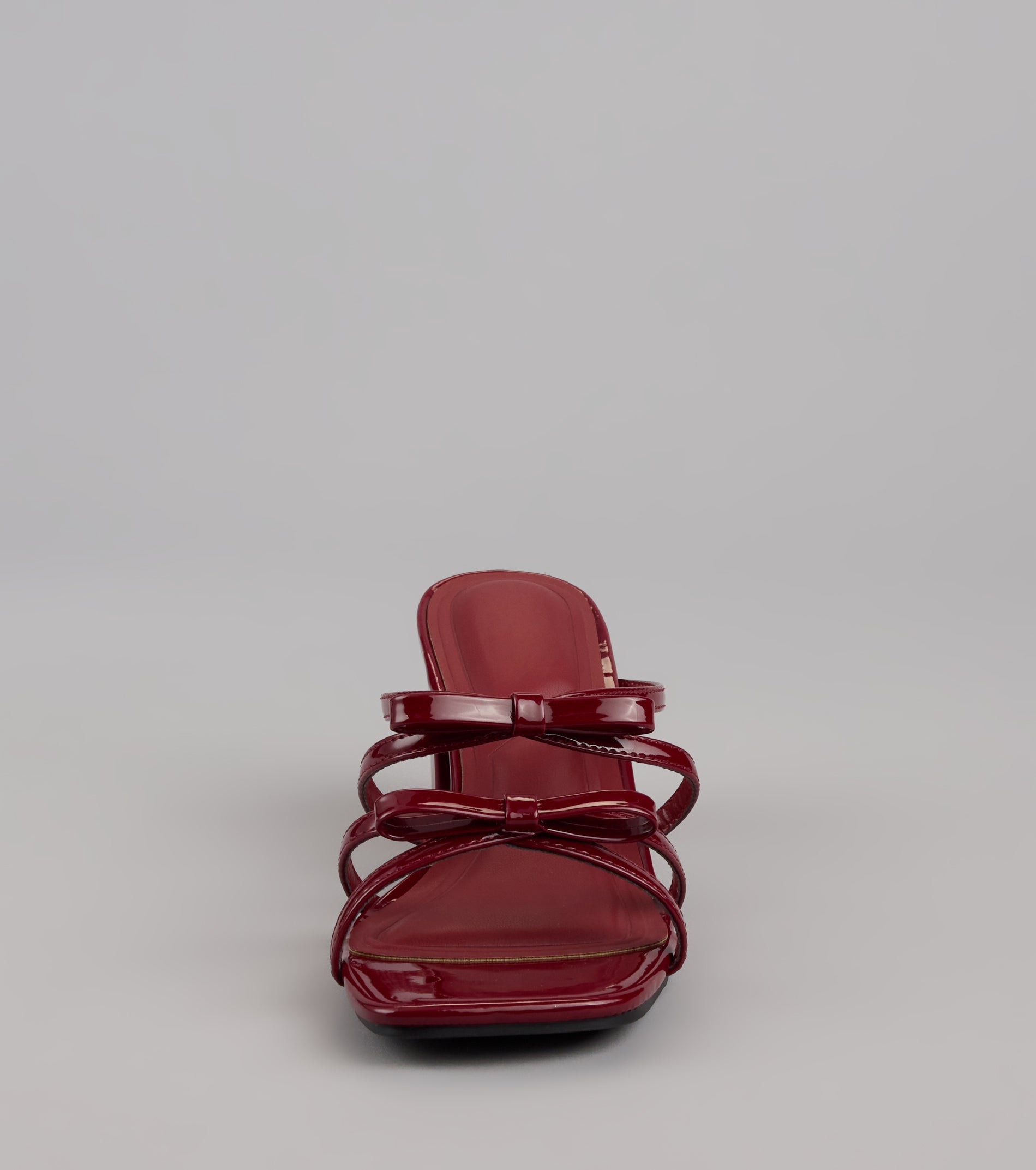 All Day Cute Bow Strap Block Heel Mules - Image 7