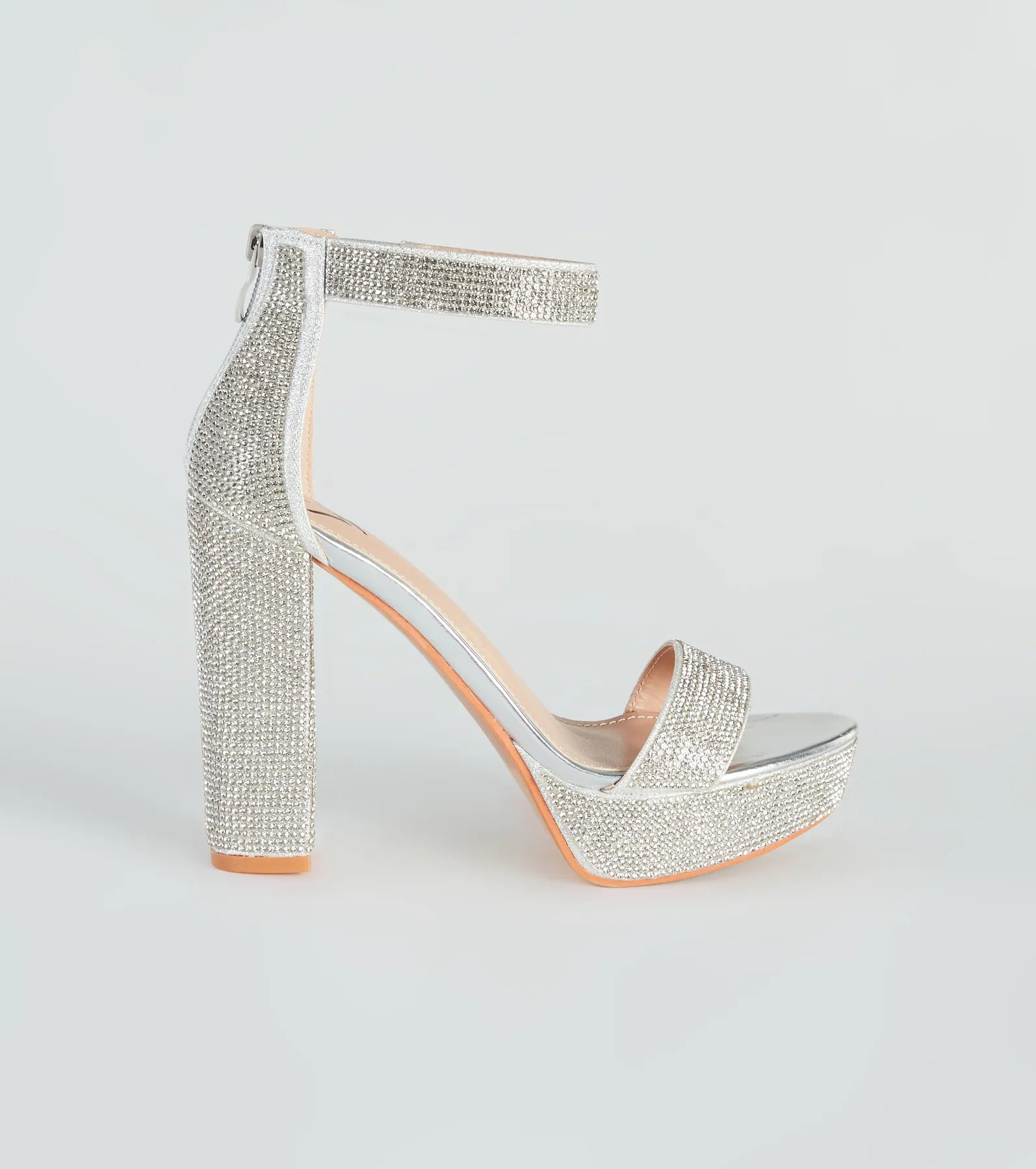 Stroke Of Midnight Rhinestone Heels - Image 6