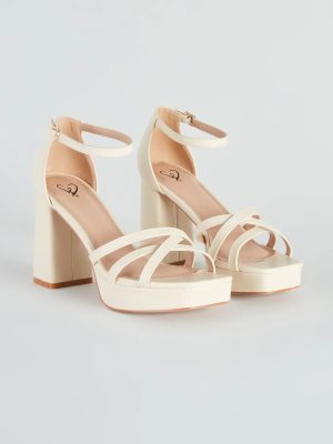 Trendy Essential Caged Platform Heels