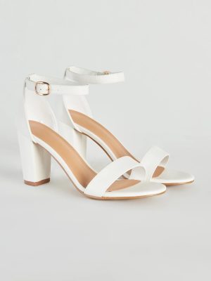 Classic Choice Faux Leather Block Heels