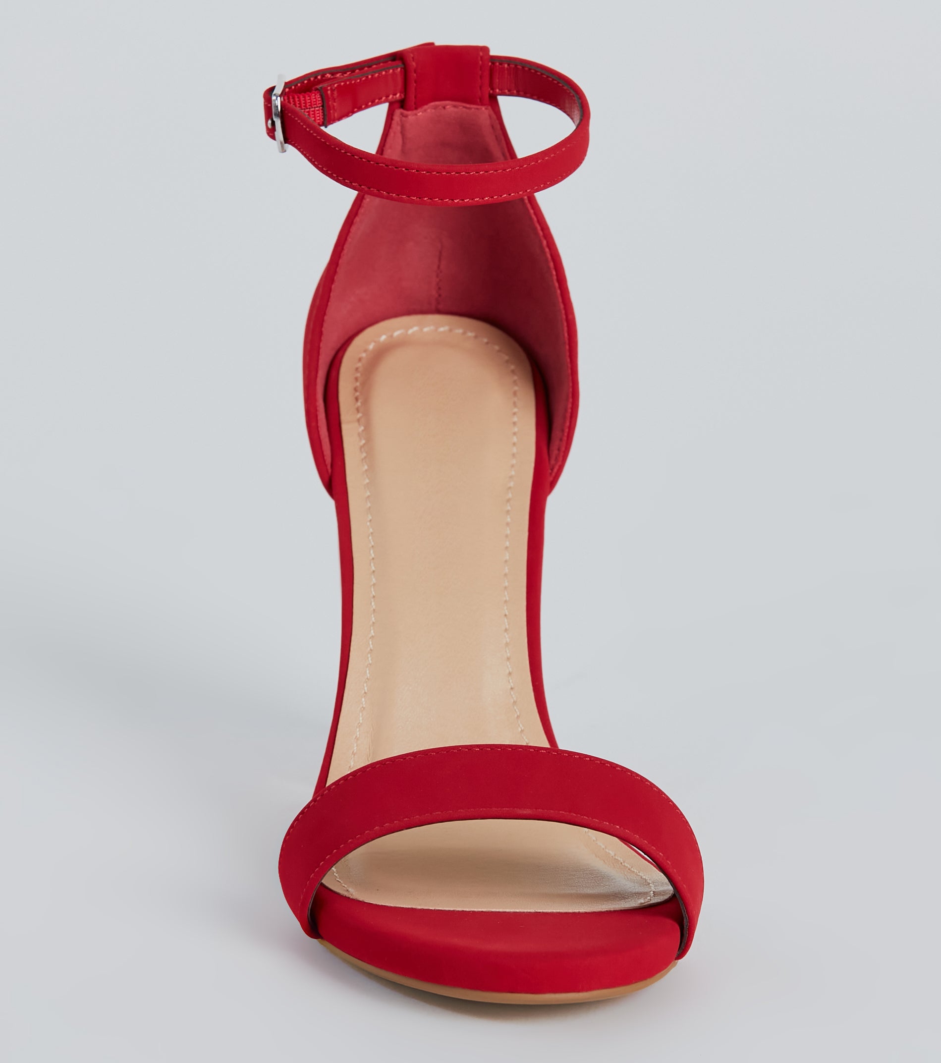 Sophisticated Look Nubuck Block Heels - Image 3