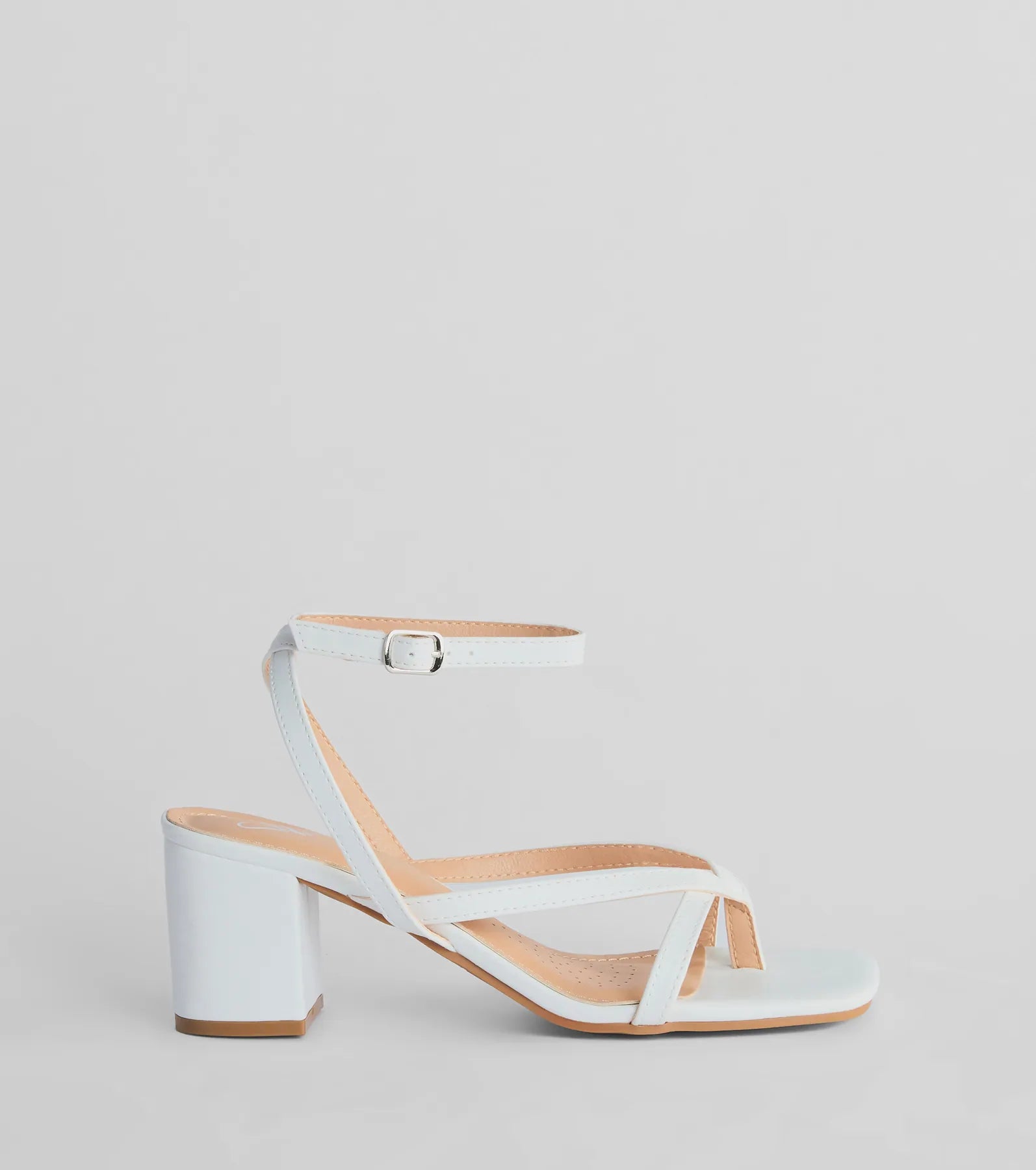 New Favorite Thong Strap Low-Block Heels - Image 2