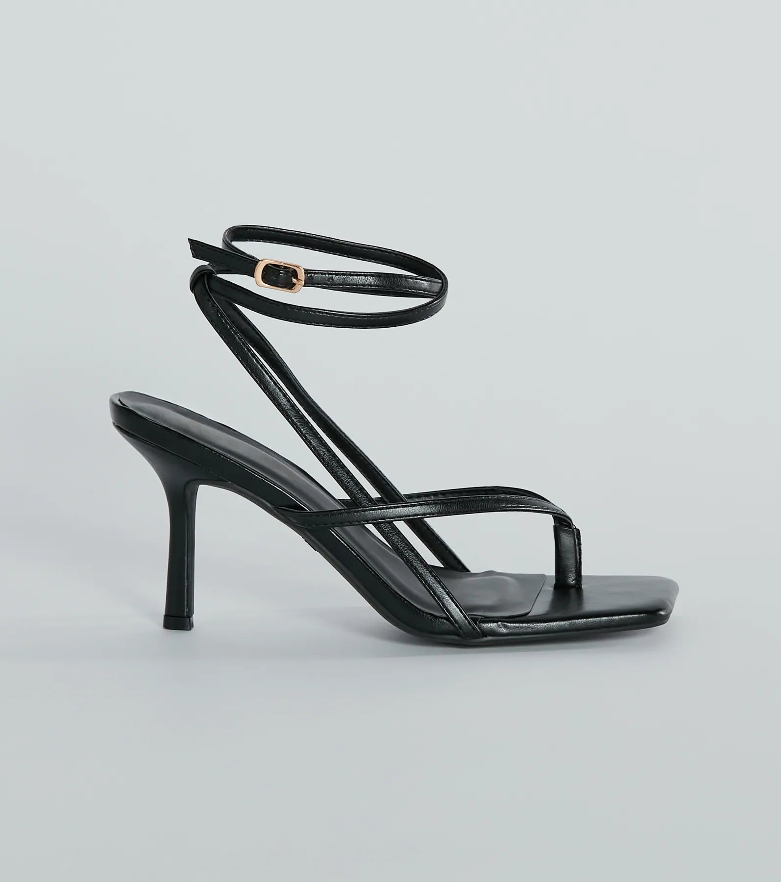 Eye-Catching Pop Strappy Thong Stiletto Sandals - Image 10