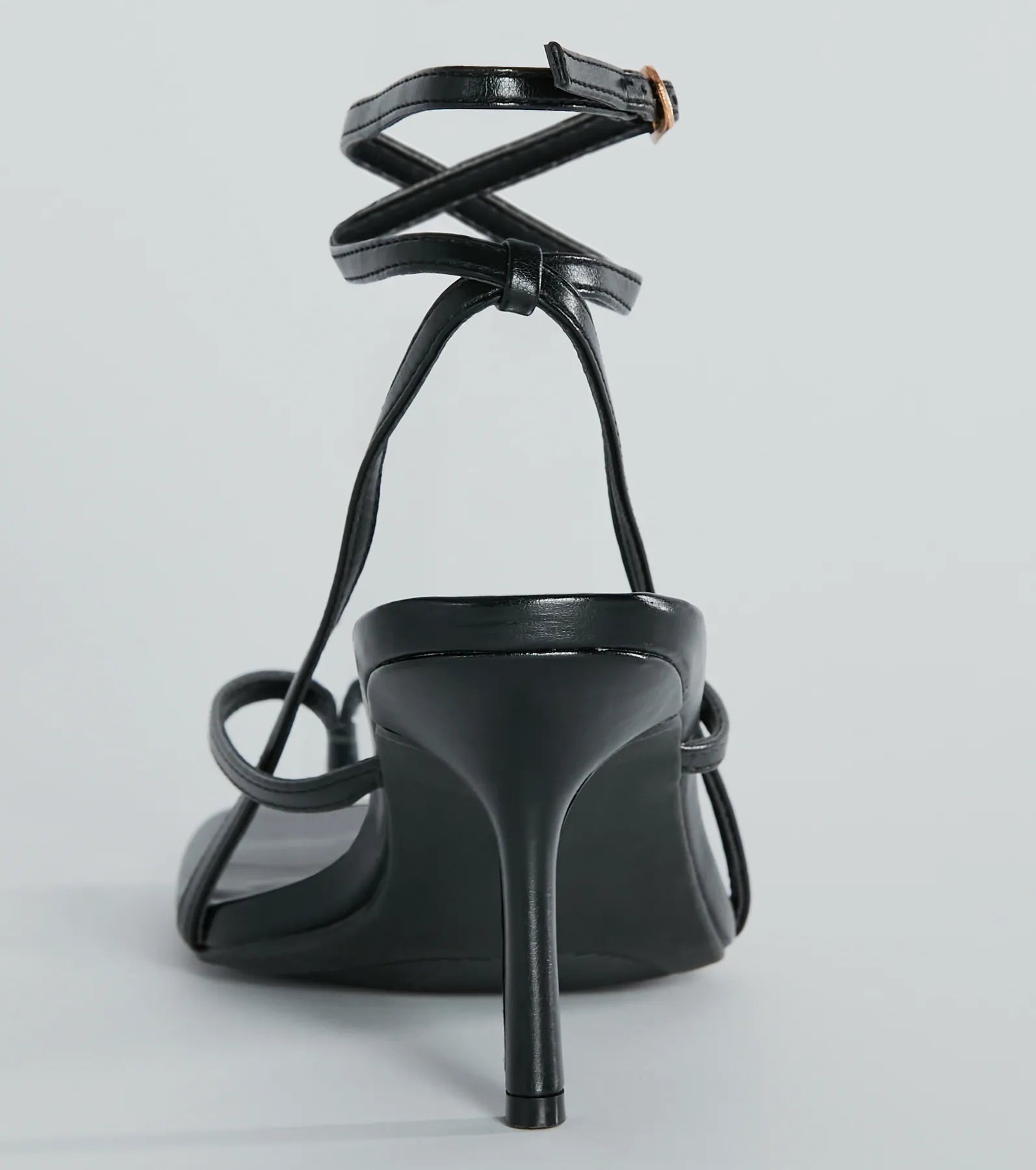 Eye-Catching Pop Strappy Thong Stiletto Sandals - Image 12