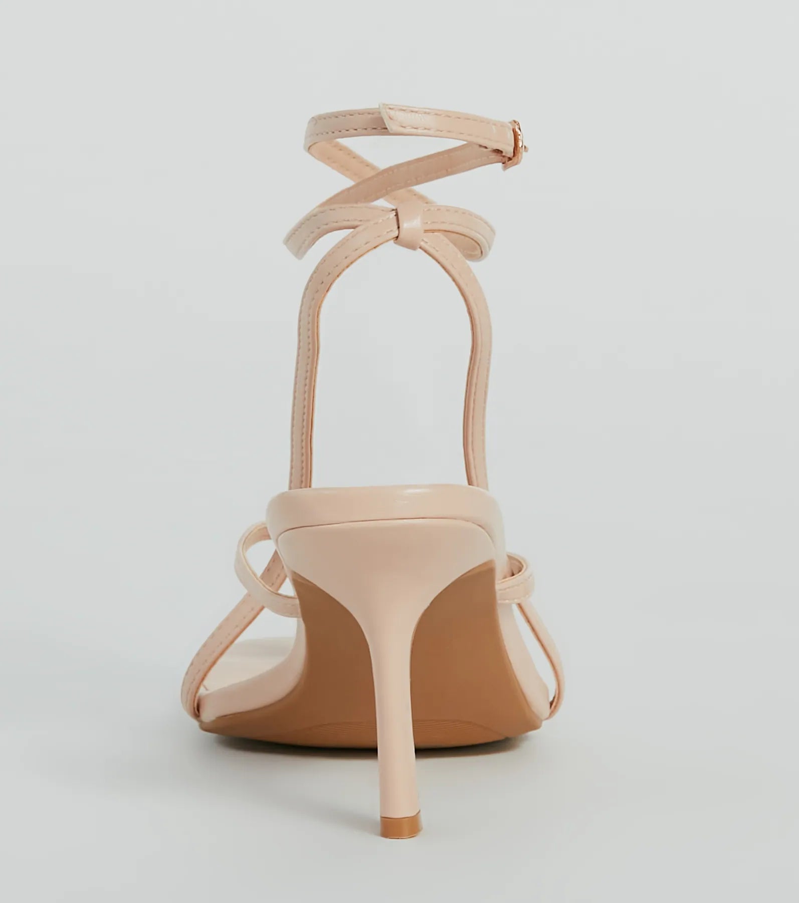Eye-Catching Pop Strappy Thong Stiletto Sandals - Image 4