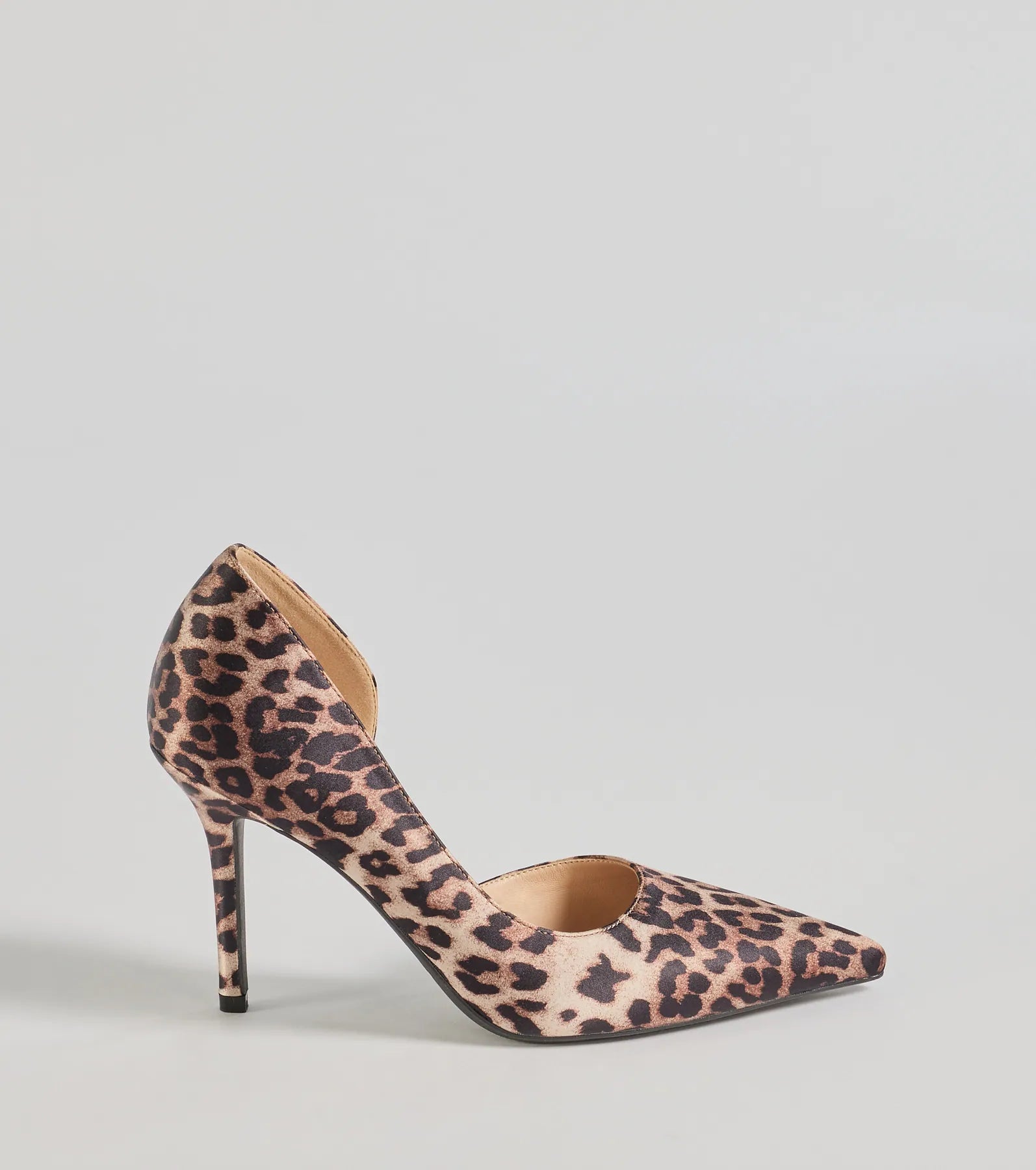 Roaring Glam Leopard Print Stiletto Pumps - Image 3