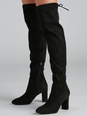 Classic Chic Faux Suede Boots