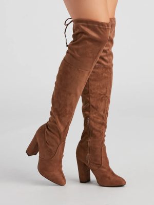 Smooth Like Me Over The Knee Boots
