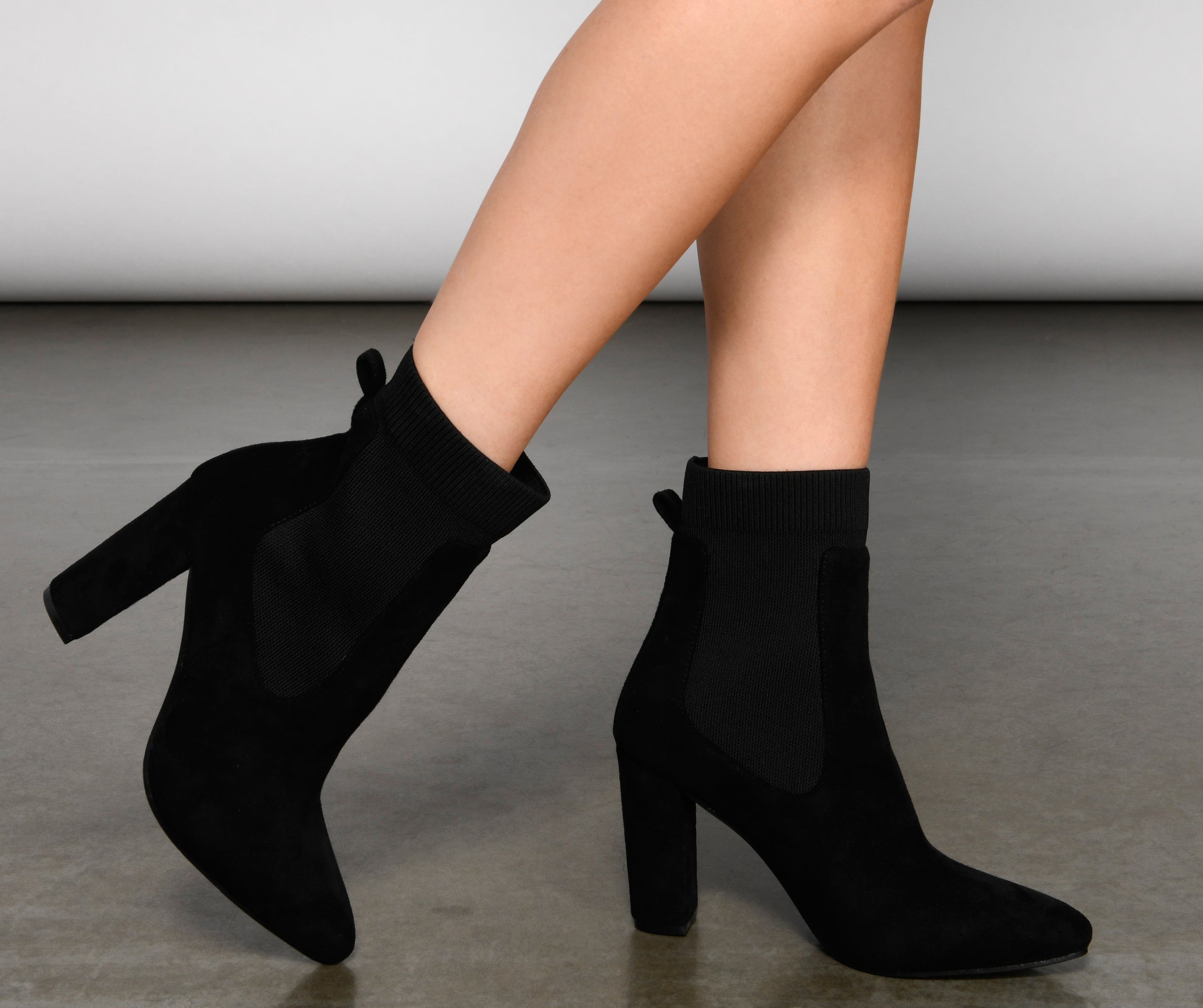 Fab Steps Pointed Toe Sock Booties - Image 3