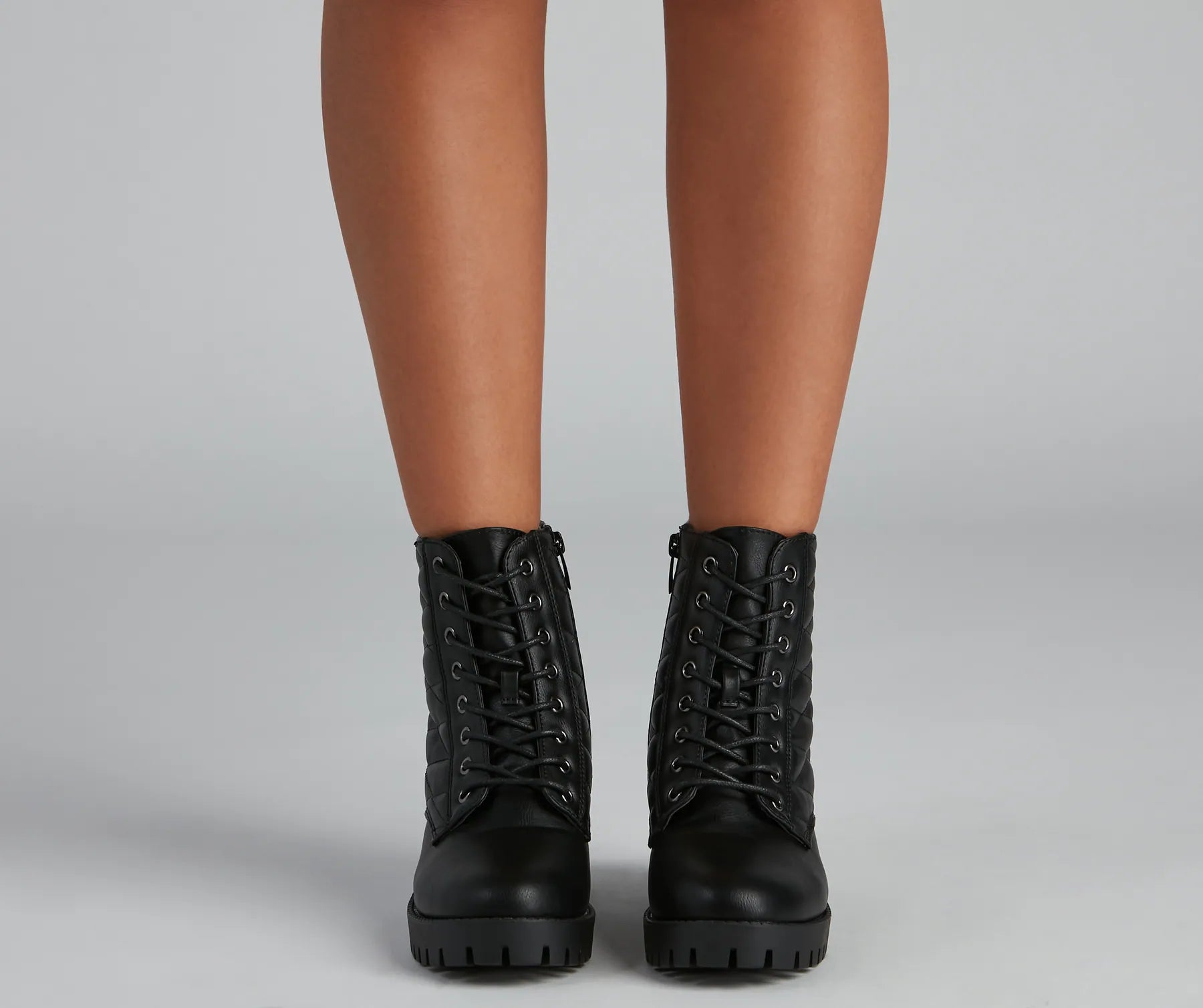 Everyday Edgy Lace-Up Booties - Image 2